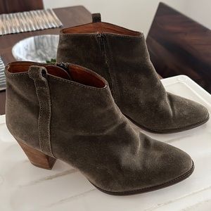 Madewell Green Suede Billy Boot